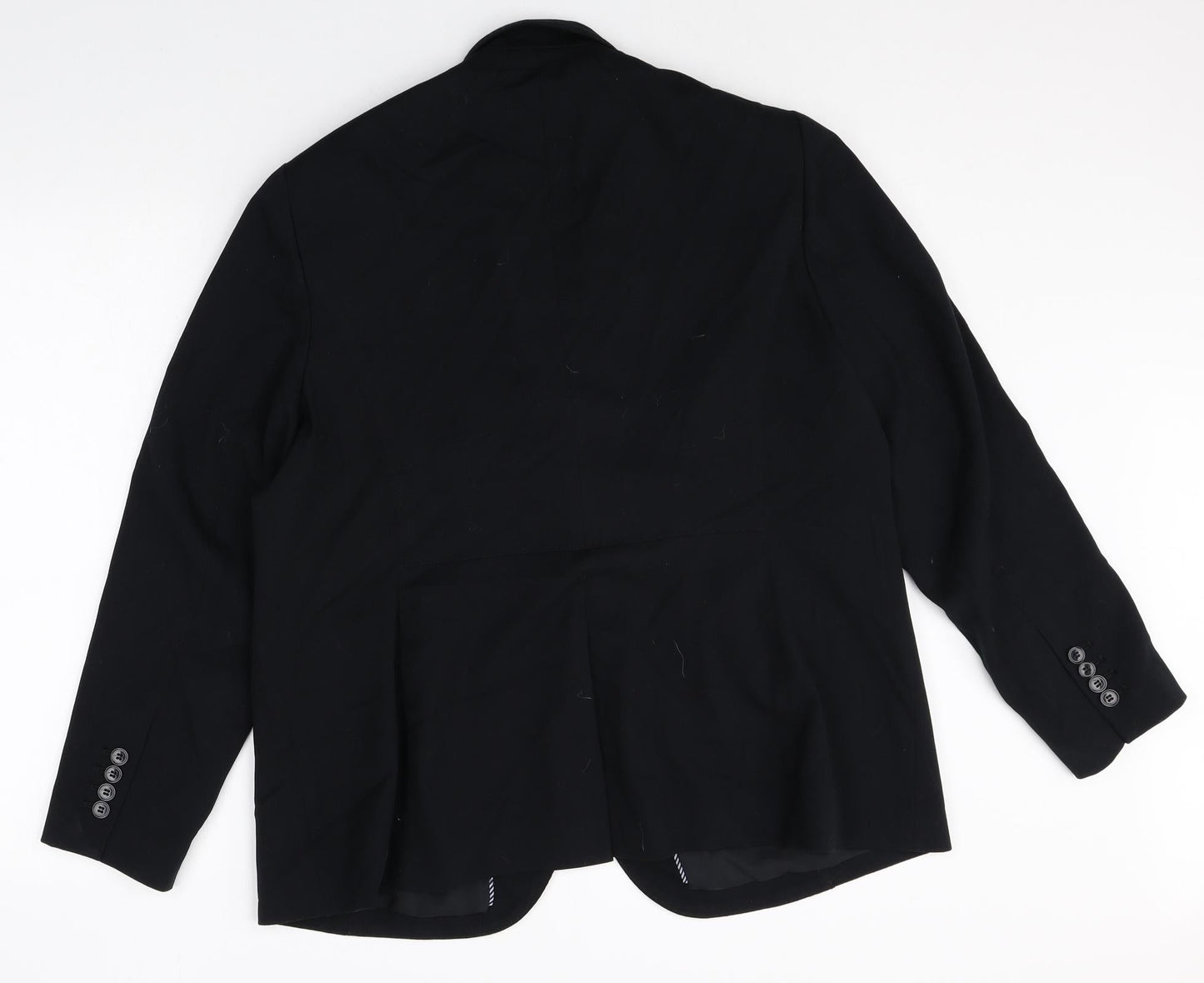 Womens UK Size 10 Preworn Regular Black Blazer