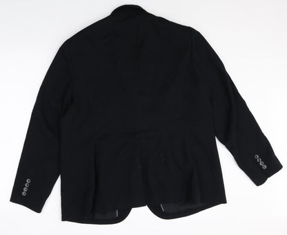 Womens UK Size 10 Preworn Regular Black Blazer