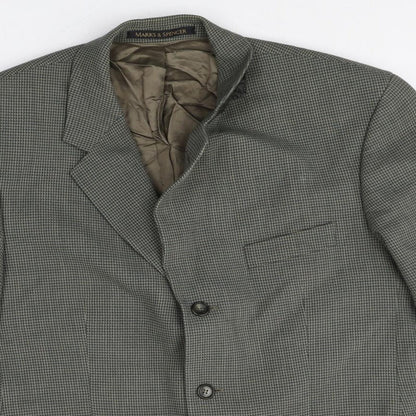 Mens UK Size 42 Marks and Spencer Regular Grey Suit Jacket