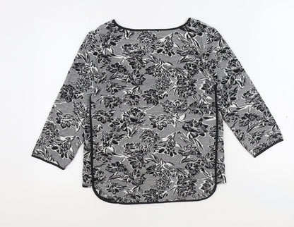 Womens UK Size 10 Marks and Spencer Black Basic Blouse