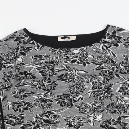 Womens UK Size 10 Marks and Spencer Black Basic Blouse