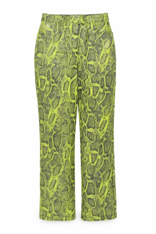 Womens UK Size 8 H&M Regular Fit  Green Trousers