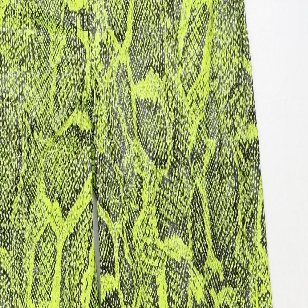 Womens UK Size 8 H&M Regular Fit  Green Trousers