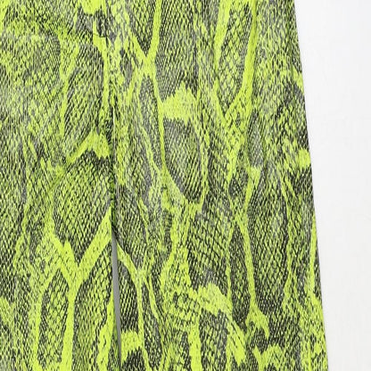 Womens UK Size 8 H&M Regular Fit  Green Trousers