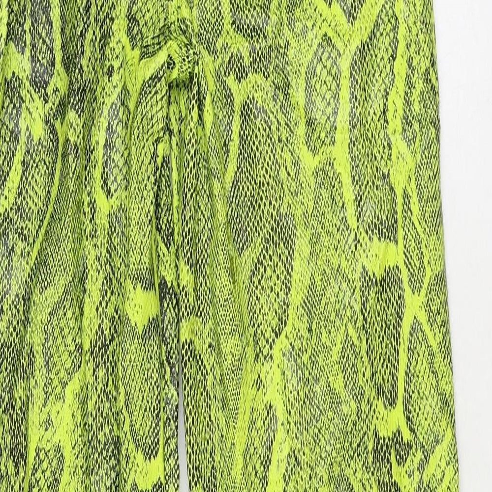 Womens UK Size 8 H&M Regular Fit  Green Trousers