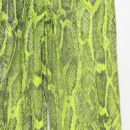 Womens UK Size 8 H&M Regular Fit  Green Trousers