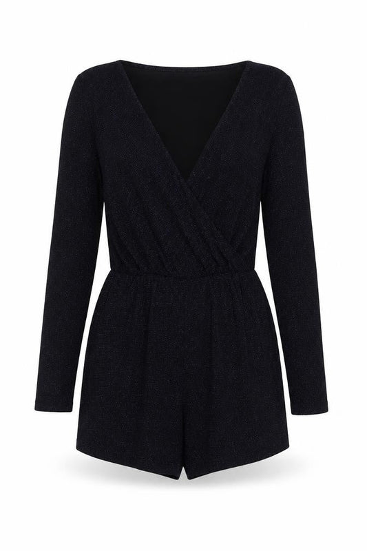 Womens UK Size S Oh My Love One-Piece Black Playsuit