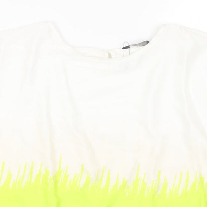 Womens UK Size 12 Marks and Spencer Multicoloured Basic T-Shirt