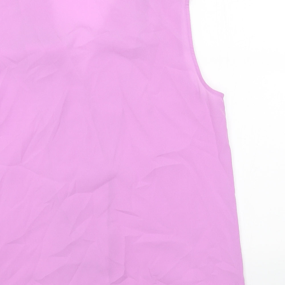 Womens UK Size L French Connection Purple Basic Blouse