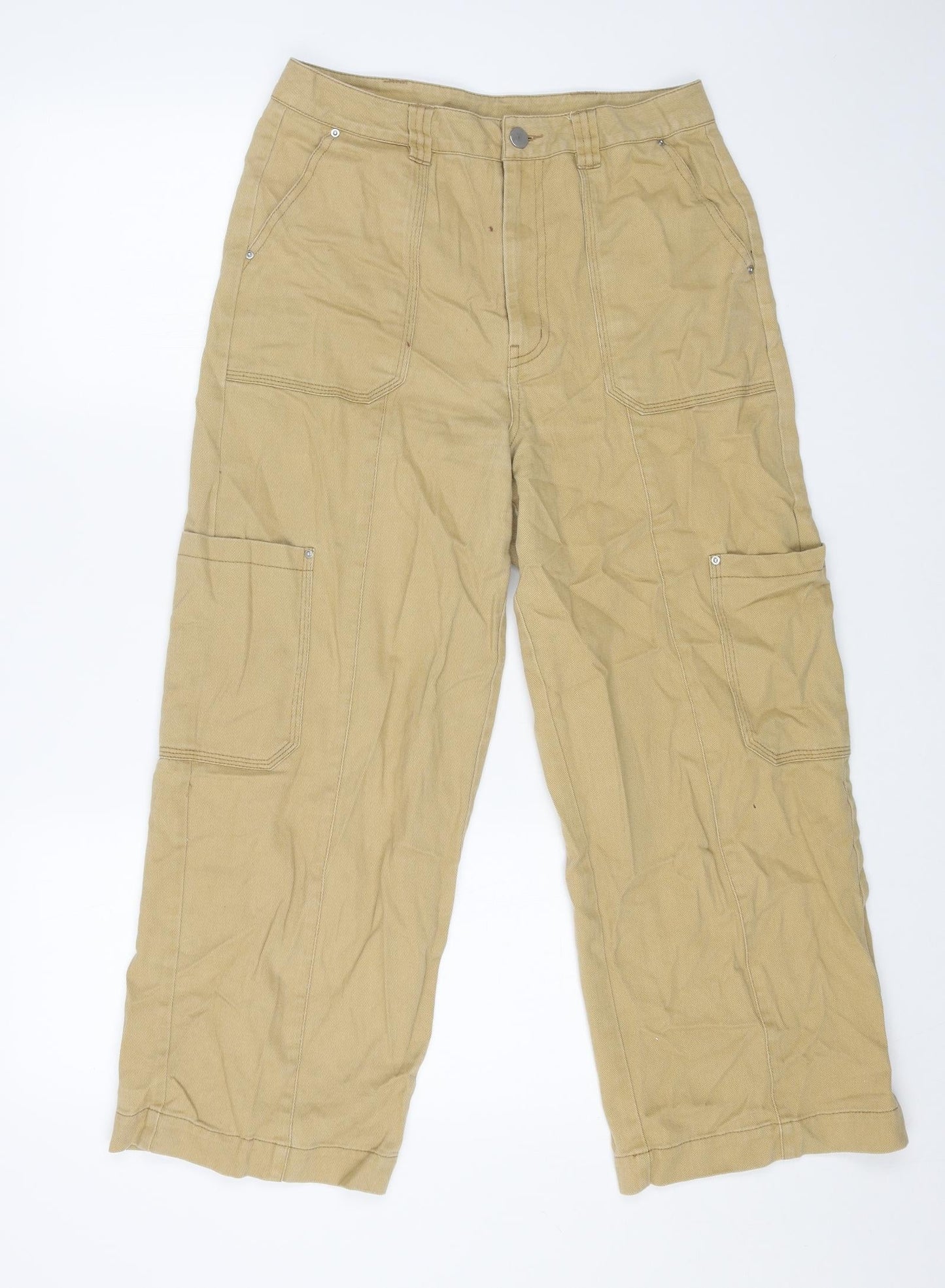 Womens UK Size 30 in Preworn Regular Fit Straight Beige Jeans