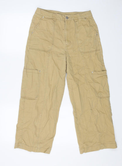 Womens UK Size 30 in Preworn Regular Fit Straight Beige Jeans
