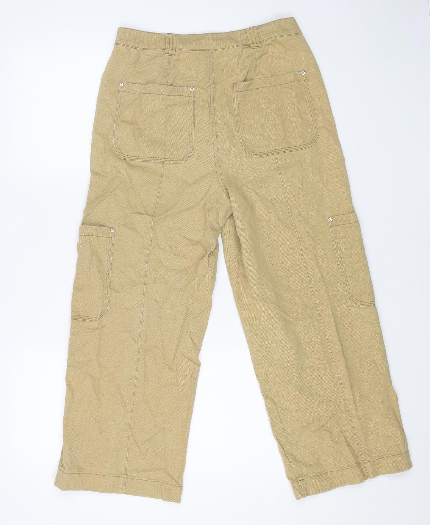 Womens UK Size 30 in Preworn Regular Fit Straight Beige Jeans