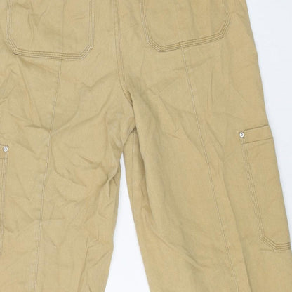 Womens UK Size 30 in Preworn Regular Fit Straight Beige Jeans