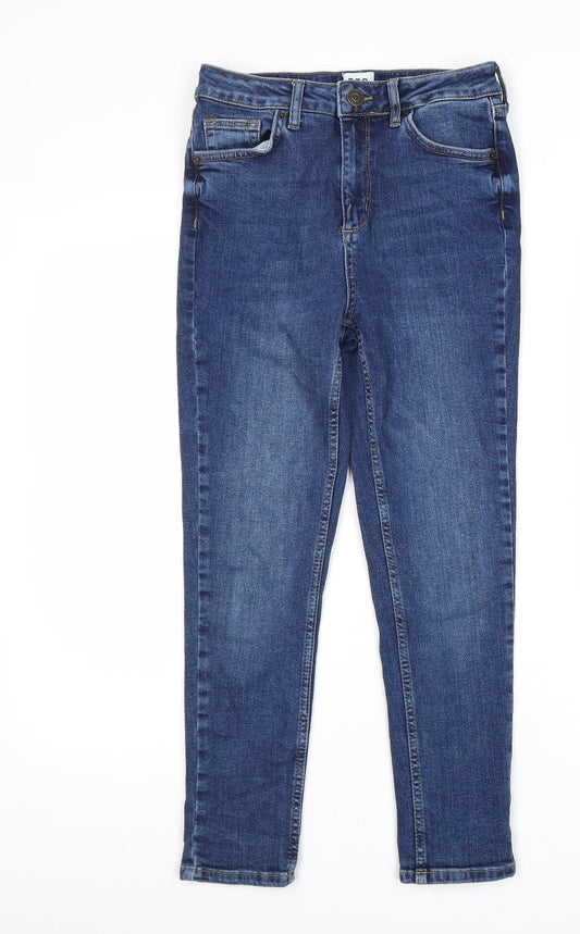 Urban Outfitters Womens Blue Cotton Skinny Jeans Size 28 in L30 in Regular Zip