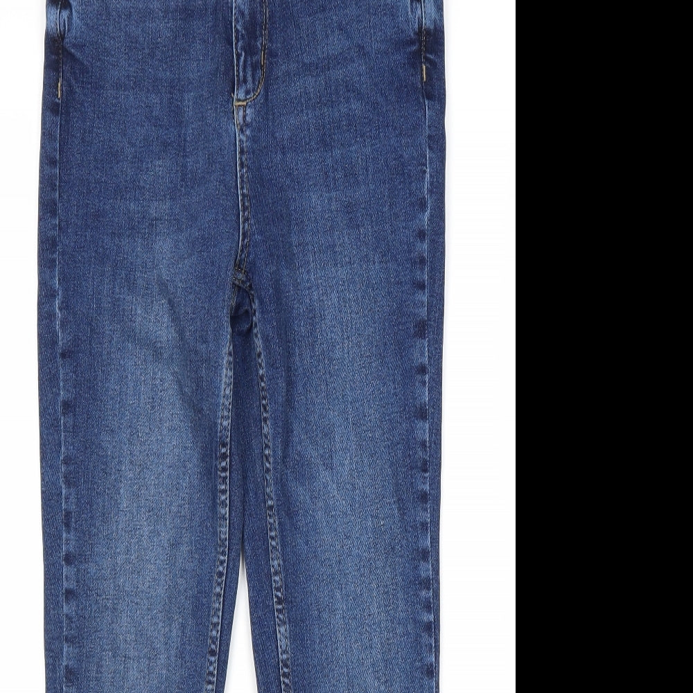 Urban Outfitters Womens Blue Cotton Skinny Jeans Size 28 in L30 in Regular Zip