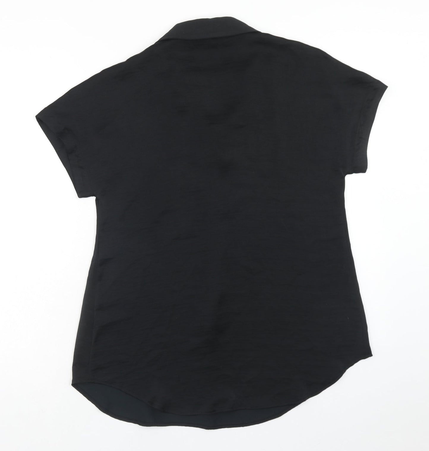 Womens UK Size 6 Marks and Spencer Black Tunic Blouse