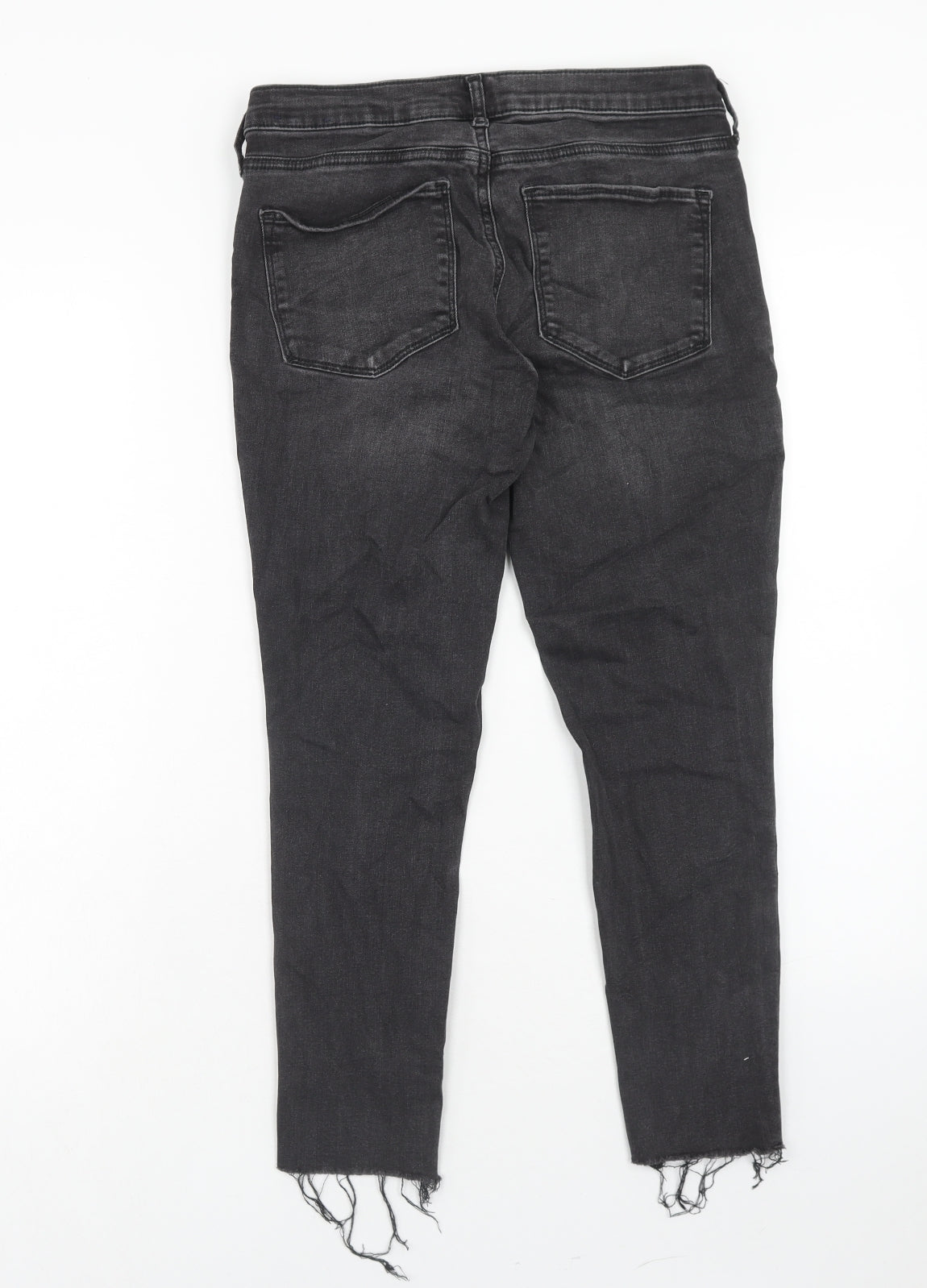 Womens UK Size 28 Gap Regular Fit Skinny Black Jeans