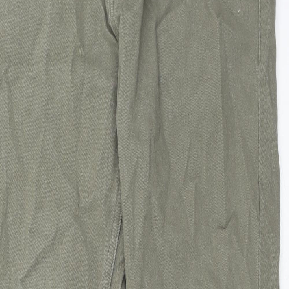 Denim & Co. Mens Green Cotton Skinny Jeans Size 30 in L30 in Regular Zip