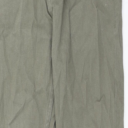 Denim & Co. Mens Green Cotton Skinny Jeans Size 30 in L30 in Regular Zip