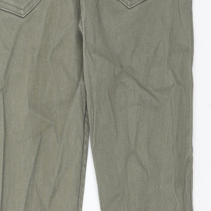 Denim & Co. Mens Green Cotton Skinny Jeans Size 30 in L30 in Regular Zip