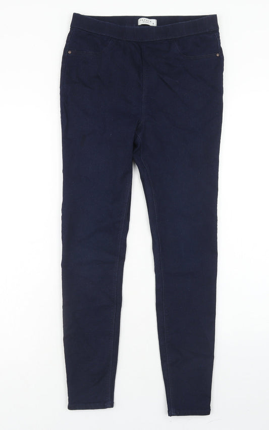 Womens UK Size 8 Papaya Regular Fit Jegging Blue Jeans