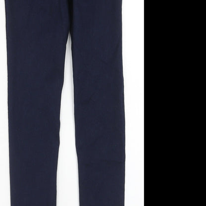 Womens UK Size 8 Papaya Regular Fit Jegging Blue Jeans