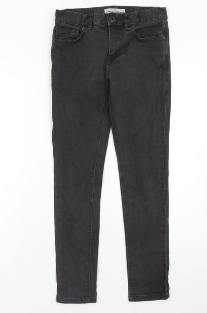 Mens UK Size 28 in NEXT Extra-Slim Fit Skinny Black Jeans