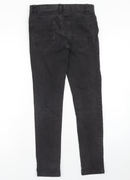 Mens UK Size 28 in NEXT Extra-Slim Fit Skinny Black Jeans