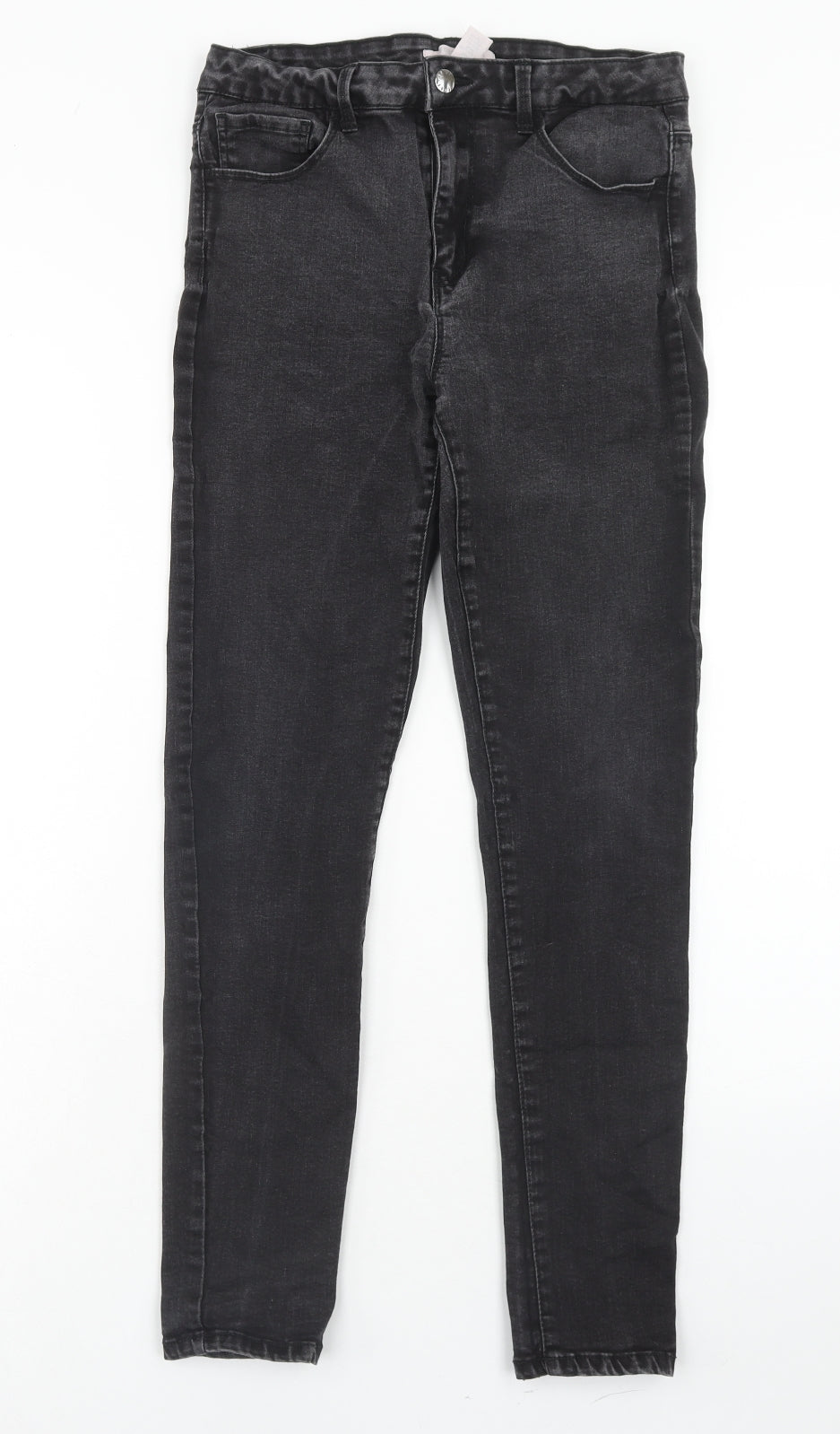 FOREVER 21 Womens Grey Cotton Skinny Jeans Size 28 in Regular Zip