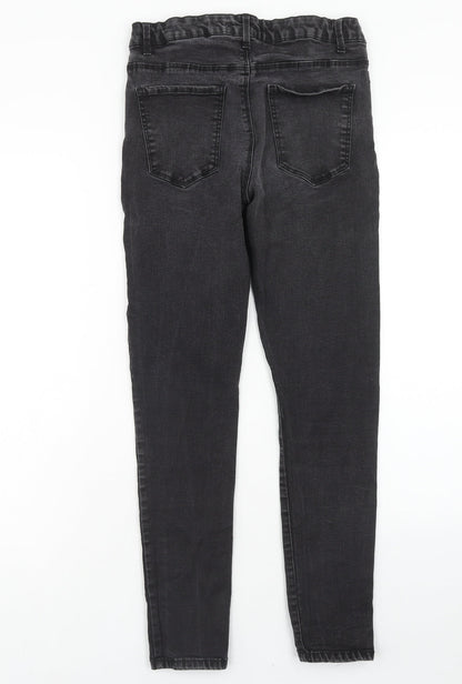 FOREVER 21 Womens Grey Cotton Skinny Jeans Size 28 in Regular Zip