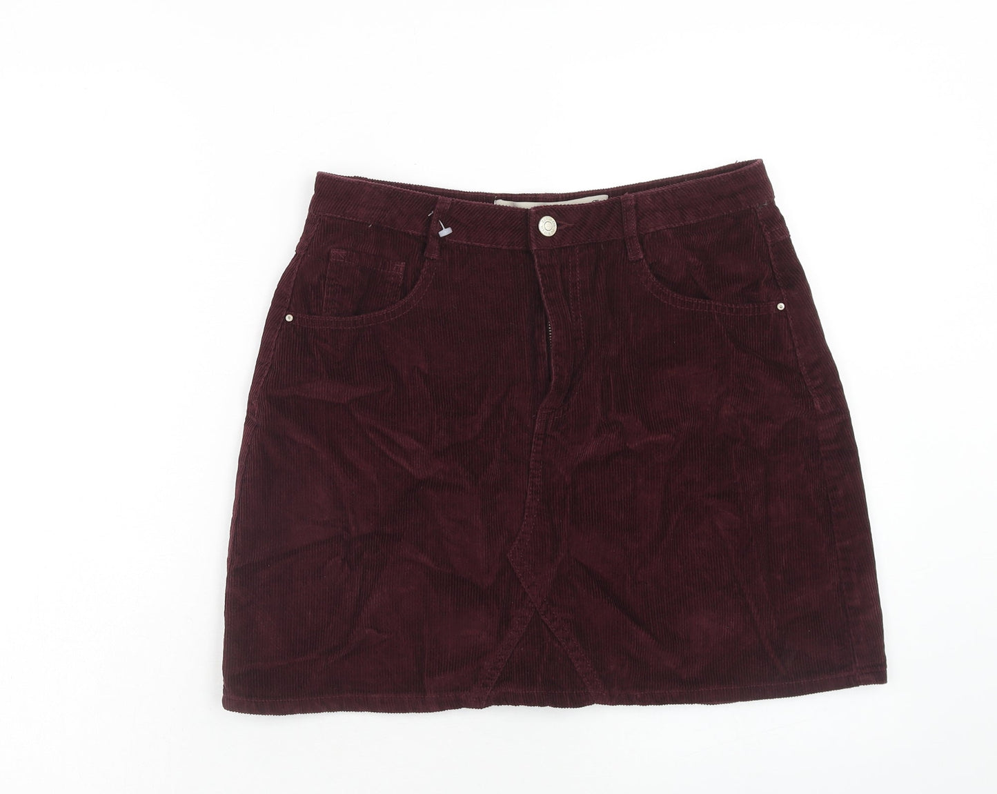 Womens UK Size 12 Denim & Co. Straight & Pencil Corduroy Skirt