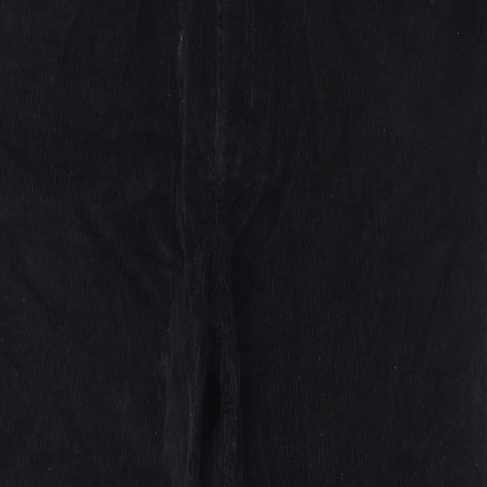 Pegasus Mens Blue Cotton Trousers Size 38 in L27 in Regular Zip