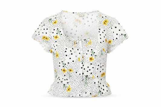 Womens UK Size 6 Miss Selfridge White Basic Blouse