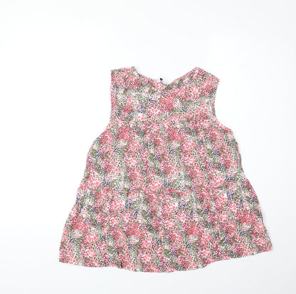 Womens UK Size 12 NEXT Pink Basic Tank