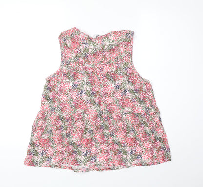 Womens UK Size 12 NEXT Pink Basic Tank