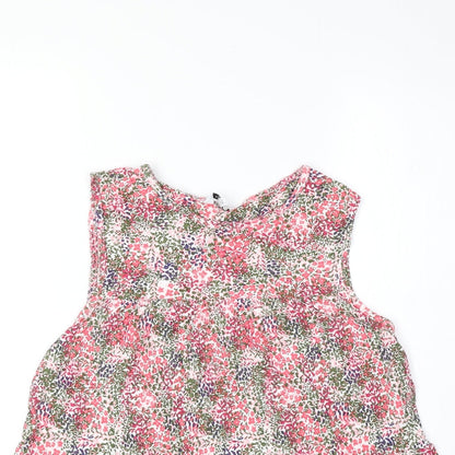 Womens UK Size 12 NEXT Pink Basic Tank