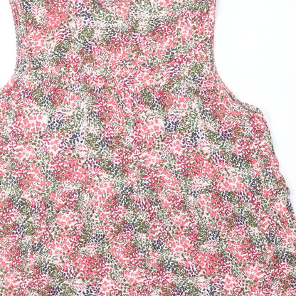 Womens UK Size 12 NEXT Pink Basic Tank