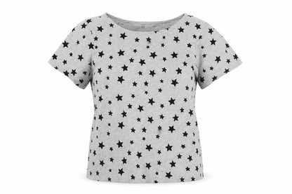 Womens UK Size XS ESMARA Grey Basic T-Shirt