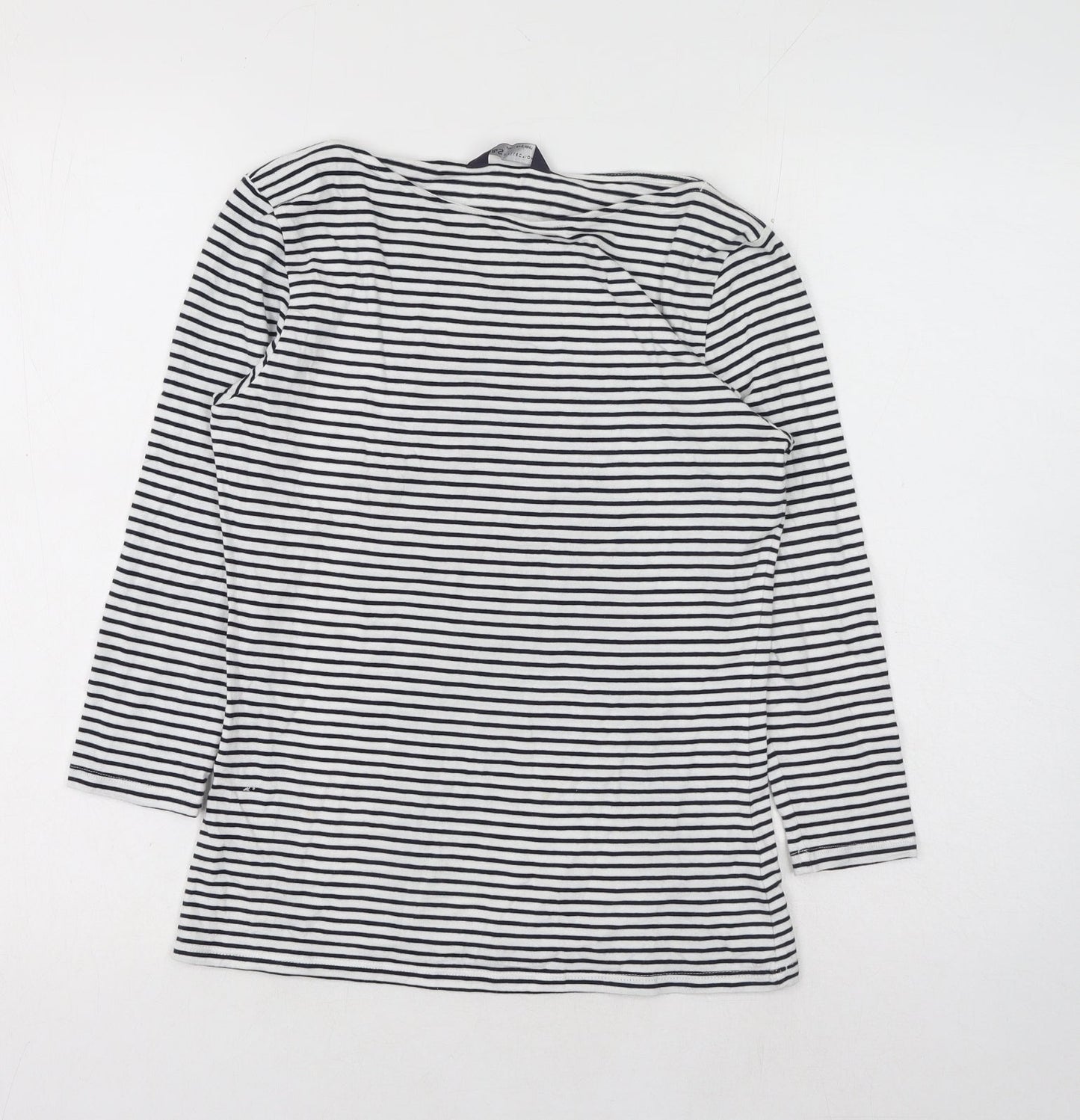 Womens UK Size 8 Marks and Spencer White Basic Blouse