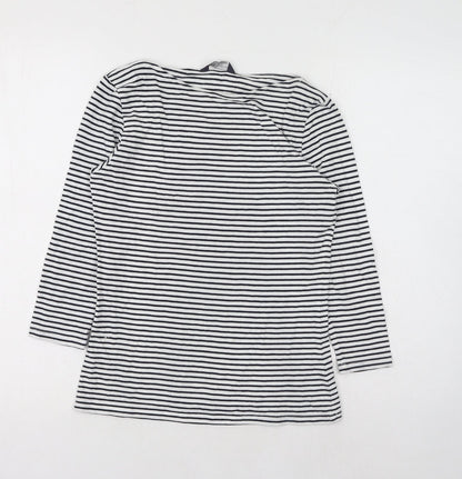 Womens UK Size 8 Marks and Spencer White Basic Blouse