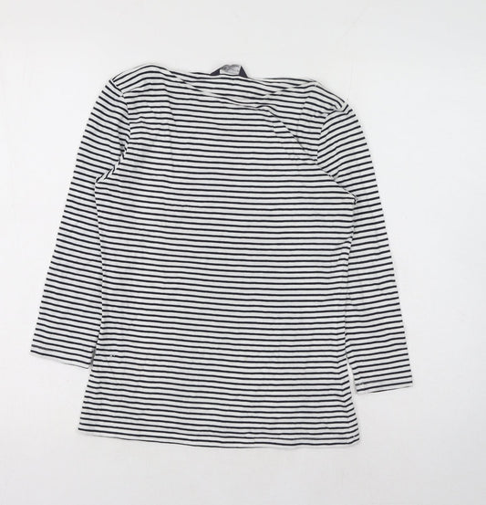 Womens UK Size 8 Marks and Spencer White Basic Blouse