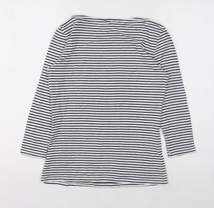 Womens UK Size 8 Marks and Spencer White Basic Blouse