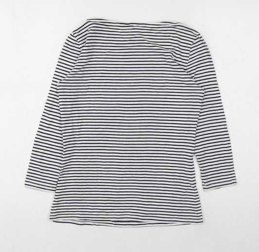 Womens UK Size 8 Marks and Spencer White Basic Blouse