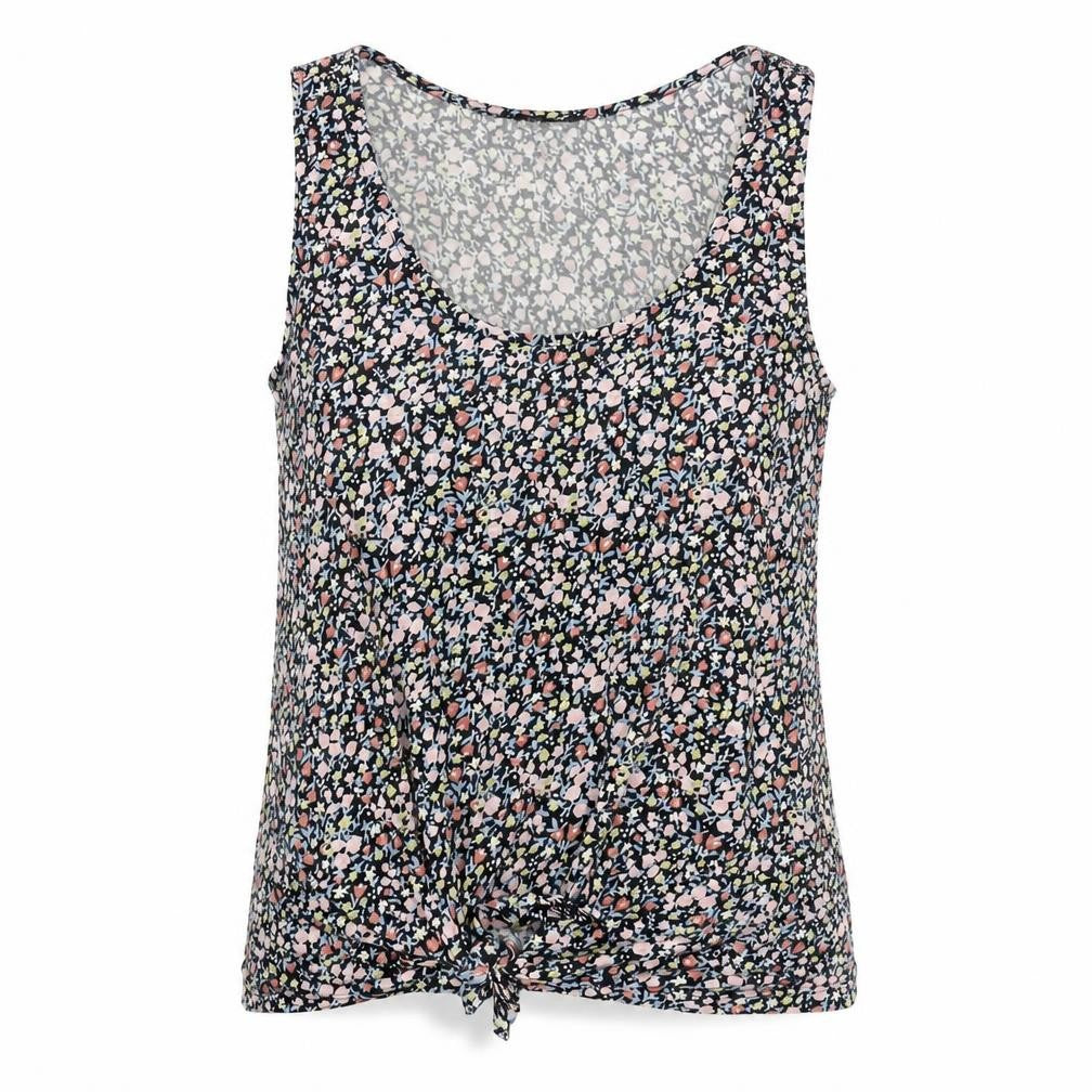 Womens UK Size 8 New Look Multicoloured Basic Tank