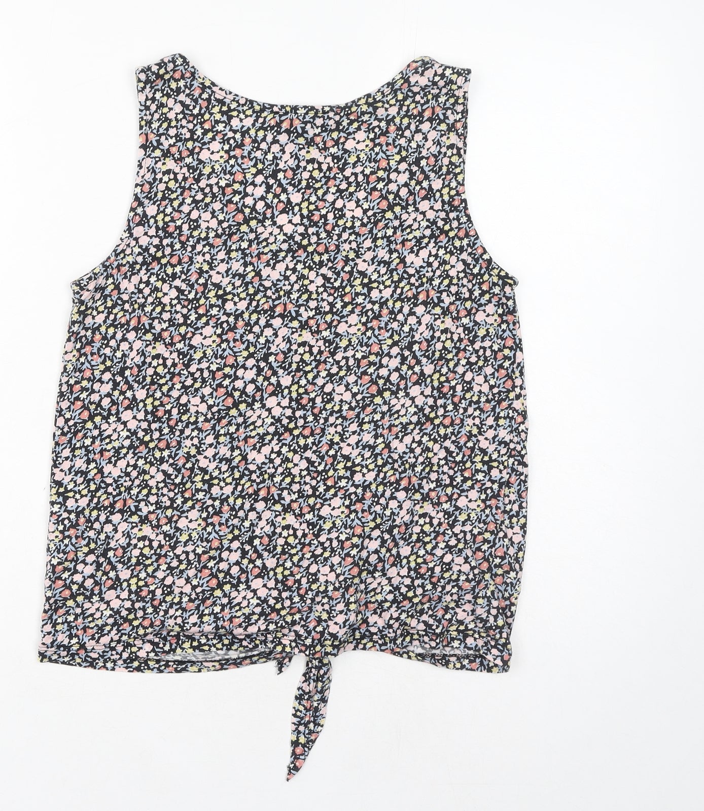 Womens UK Size 8 New Look Multicoloured Basic Tank