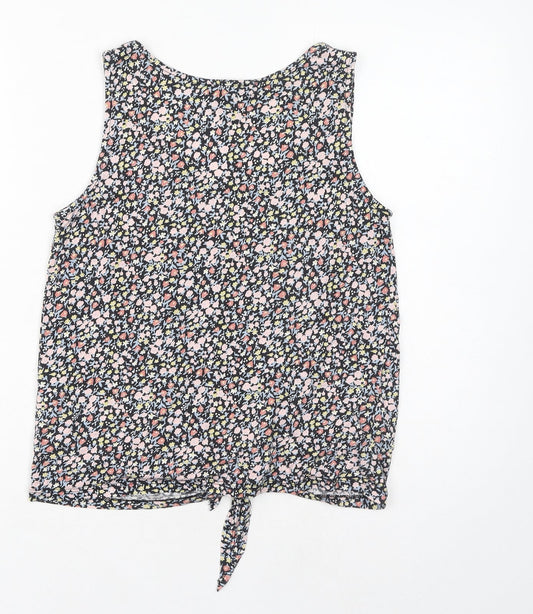 Womens UK Size 8 New Look Multicoloured Basic Tank