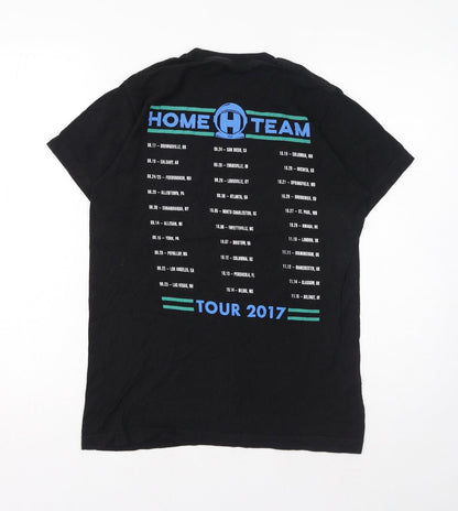Thomas Gear Womens Black Cotton Basic T-Shirt Size S Round Neck - Thomas Rhett