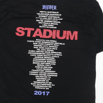 Womens UK Size XS H&M Black Basic T-Shirt