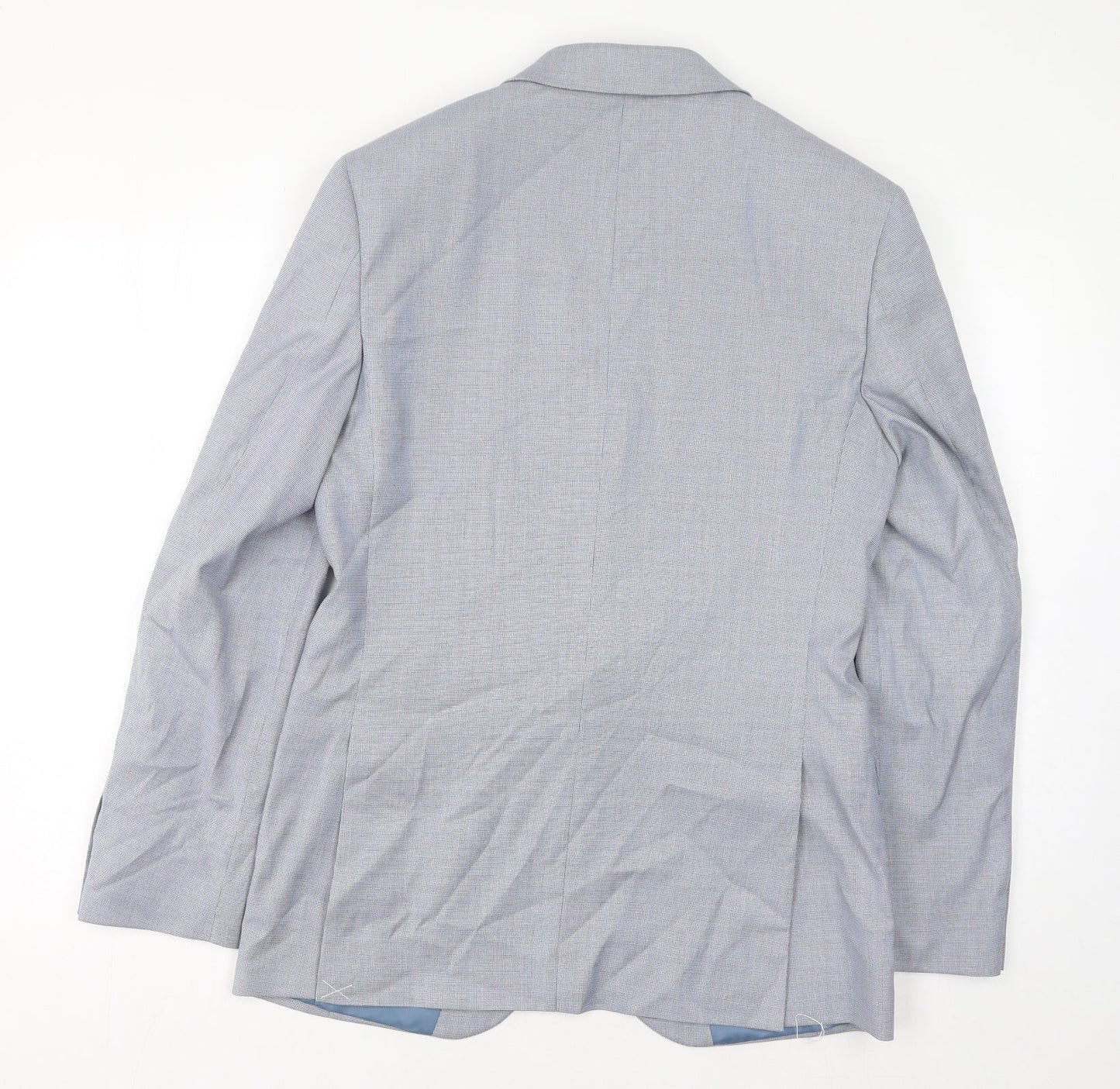 Mens UK Size 38 Marks and Spencer Regular Blue Suit Jacket