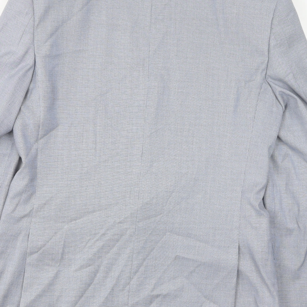 Mens UK Size 38 Marks and Spencer Regular Blue Suit Jacket